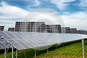 Solar panel, photovoltaic, alternative electricity source - concept of sustainable resources