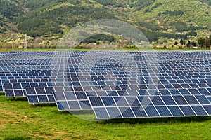 Solar panel, photovoltaic, alternative electricity source concept of sustainable resources