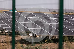 Solar panel, photovoltaic, alternative electricity source - concept of sustainable resources