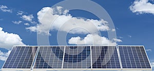 Solar panel renewable energy concept