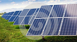 Solar panel and renewable energy photo