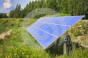 Solar Panel in Rural Area