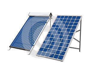 Solar Panel and Solar Heat Pipe Collector