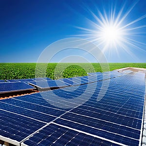 Solar Panel Solarzellen alternative Energie der Zukunft generativ