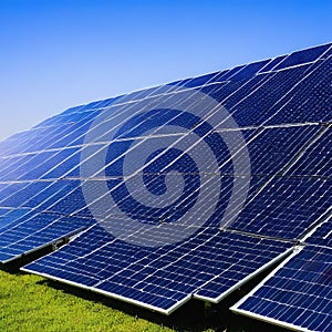 Solar Panel Solarzellen alternative Energie der Zukunft generativ photo