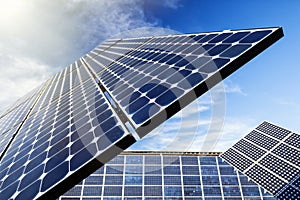 Solar Panel, Sun Flare