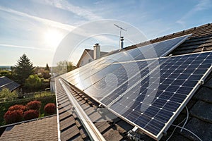 Solar panel system for alternative electricity source photo