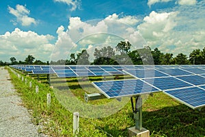 The solar panel tracking systems is very clean, solar cell in Thailand