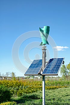 Solar panel windmill