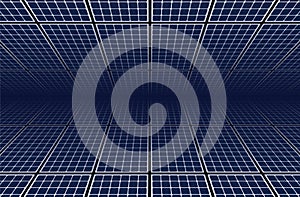 Solar panels 3D background