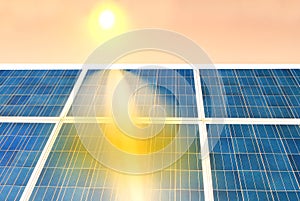 Solar panels for the electricity production