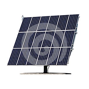 Solar panels isolated