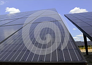 Solar Panels - making use of altenative energy through distributed solar power photo