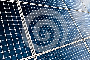 Solar panels modules photo
