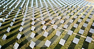 Solar panels. Solar farms aerial photo