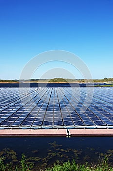 Solar panels in south of Portugal, alentejo