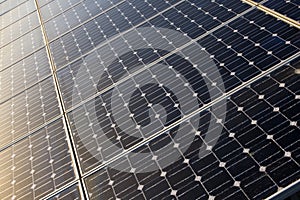 Solar panels texture