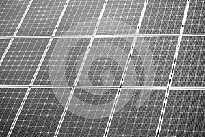 Solar panels texture. alternative energy