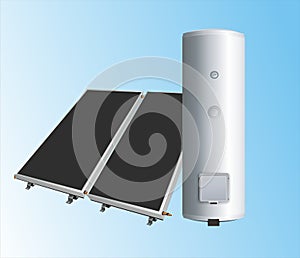 Solar panels to the boiler 2