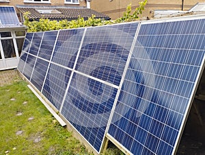 Solar Panels vertical Along Fence