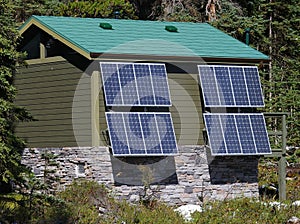 Solar Pannelled Building