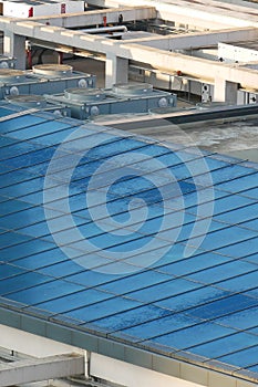 Solar pannels on a roof top