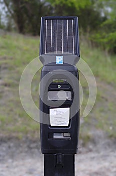 Solar Pay and Display machine