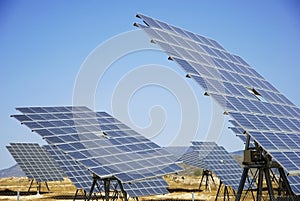 Solar plant in spain photo