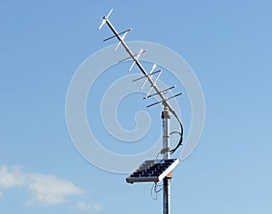 Solar power antenna photo