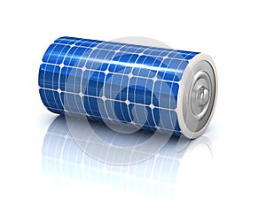 Soleggiato energia  tridimensionale soleggiato batterie 