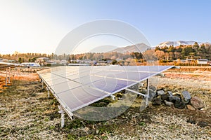 Solar power panels ,Photovoltaic modules for innovation green e