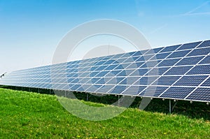 Solar power plant using renewable energy from the Sun