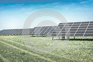 Solar power plant using renewable energy from the Sun