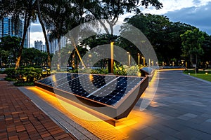 Solar Power Sunlight, Rooftops, and Energy Efficiency visualized in an urban setting where solar panels on rooftops capture