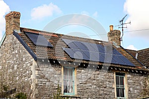 Solar powered cottage