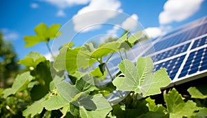 Solar powered farmland intelligent integration of renewable energy generation and crop shade