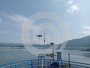 solar powered lights and antennas