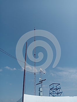 solar powered lights and antennas