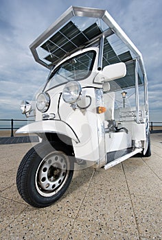 Solar powered tuc tuc