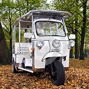 Solar powered tuc tuc