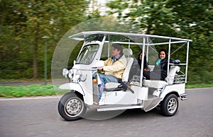 Solar powered tuc tuc