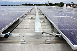 Solar PV on Industrial Roof with Facilities