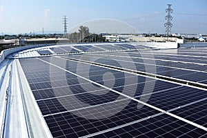Solar PV on Industrial Round Shape Roof photo
