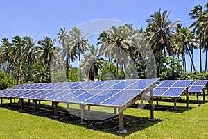 Solar PV modules in Rarotonga Cook Islands