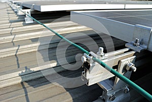 Solar PV Rooftop Grounding System photo