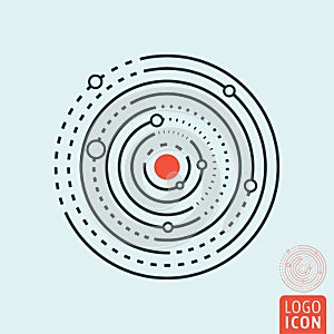 Solar system icon