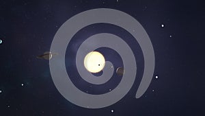 Solar system. Nasa Public Domain Imagery.