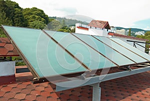 Solar system on the roof