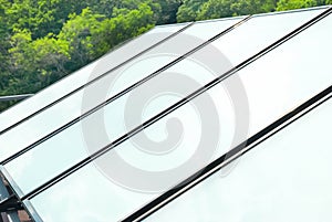 Solar system on the roof