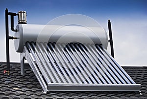 Solar Water Heater - Evacuated Glass Tubes